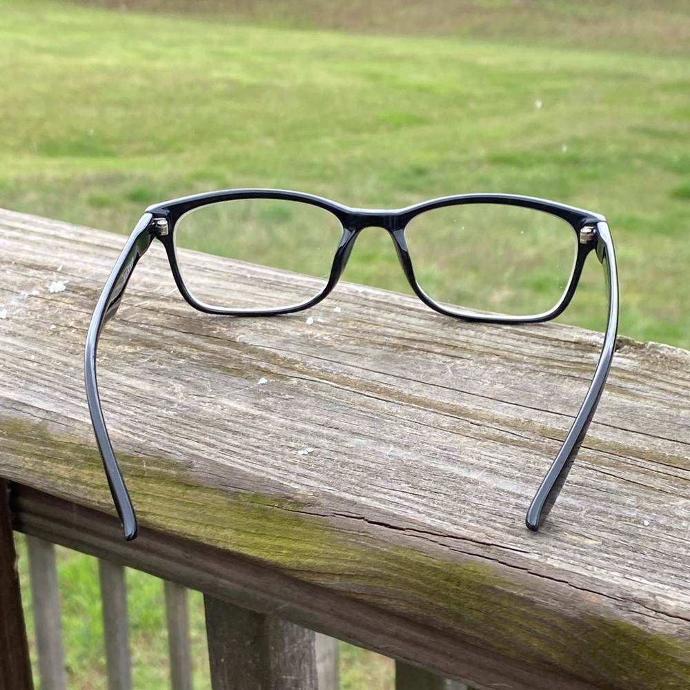 Zenni Classic Black Rectangular Glasses Frames Un… - image 6